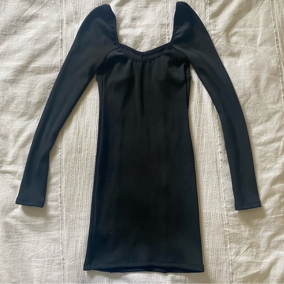 Ribbed Body-con Empire Midi Dress (XS) - Adika - Night Out! - Picture 2 of 4